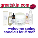 Hot skin care products this month at Greatskin.com